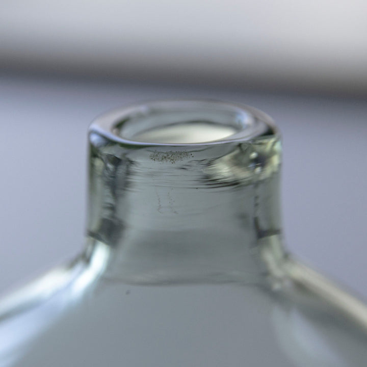 花瓶ガラスベースミスルトーラウンドミドル