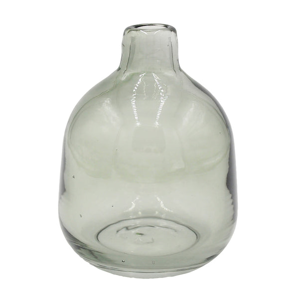 花瓶ガラスベースミスルトーラウンドミドル