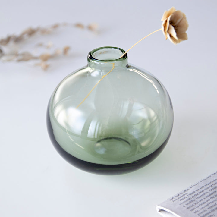 花瓶ガラスベースミスルトーチャビー