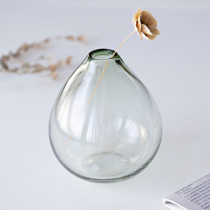 花瓶ガラスベースミスルトードロップ