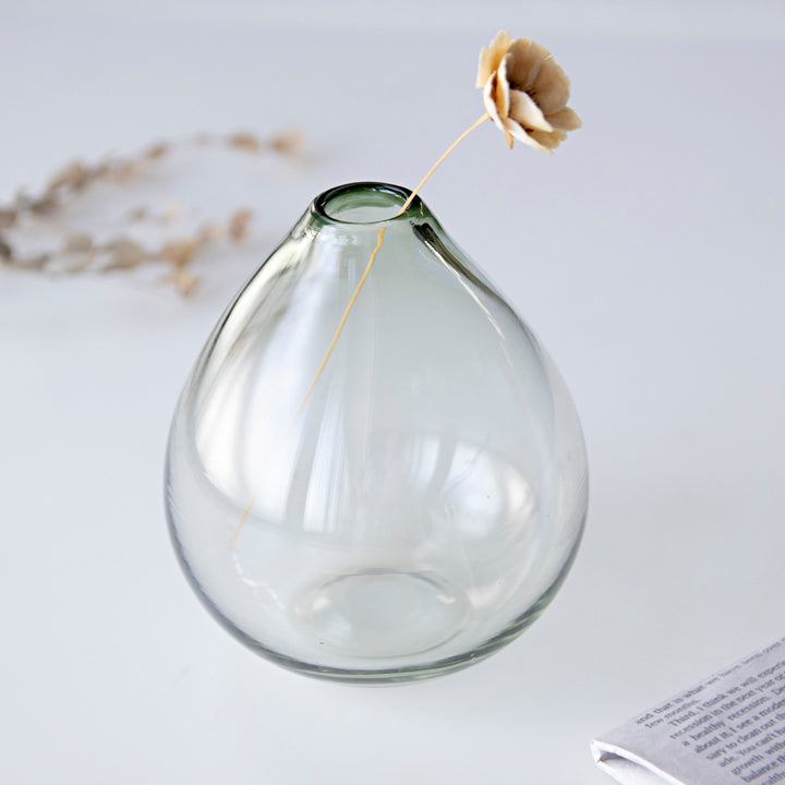 花瓶ガラスベースミスルトードロップ