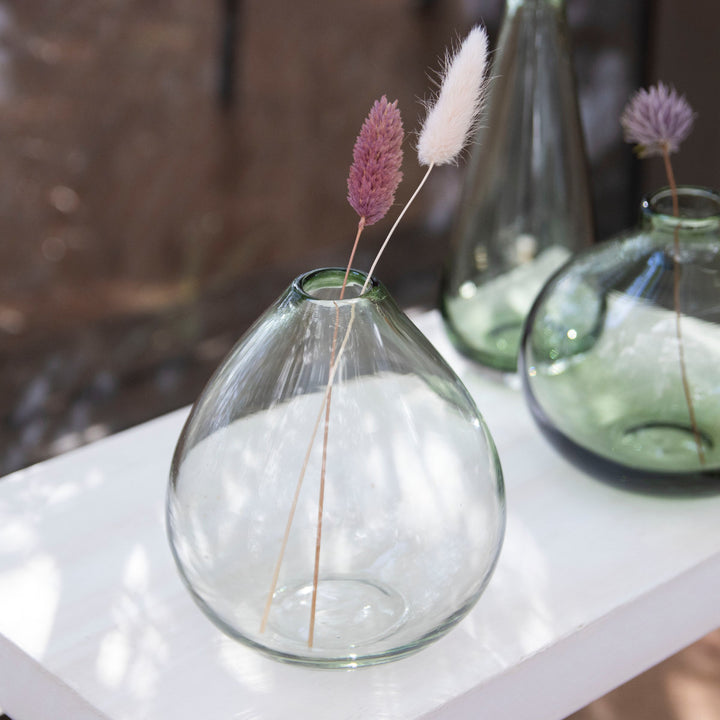 花瓶ガラスベースミスルトードロップ