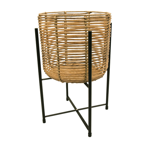 鉢カバートークラウタフェイクPEPEスタンド付きバスケットラウンドトールM