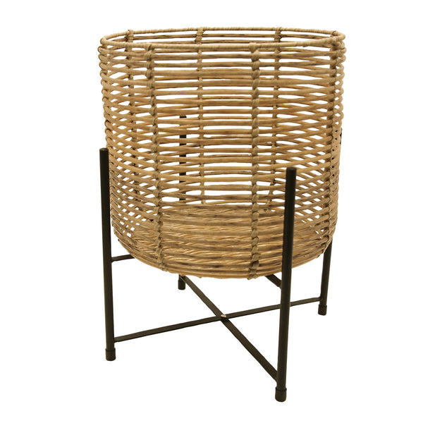 鉢カバートークラウタフェイクPEPPスタンド付きバスケットラウンドL