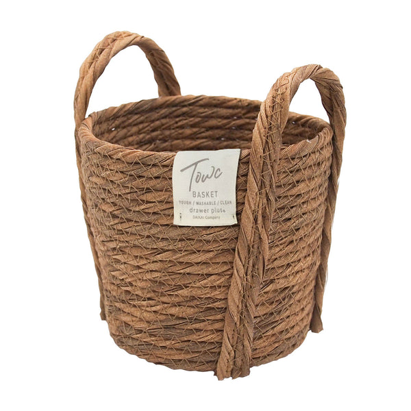 鉢カバーモネフェイクPEバスケットラウンドS