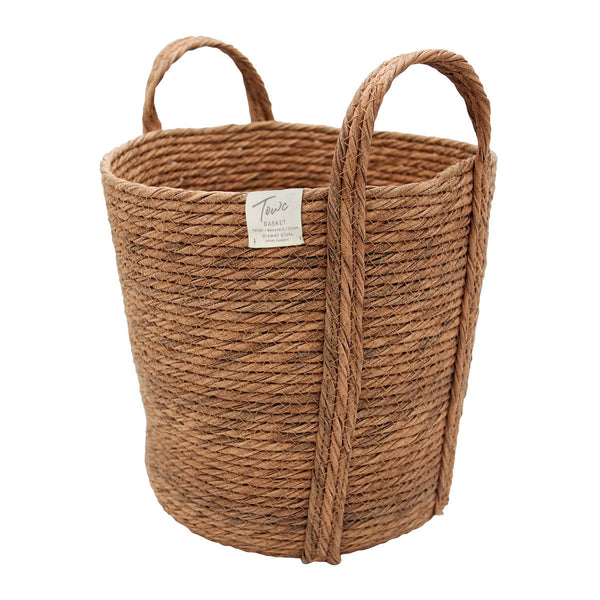 鉢カバーモネフェイクPEバスケットラウンドL