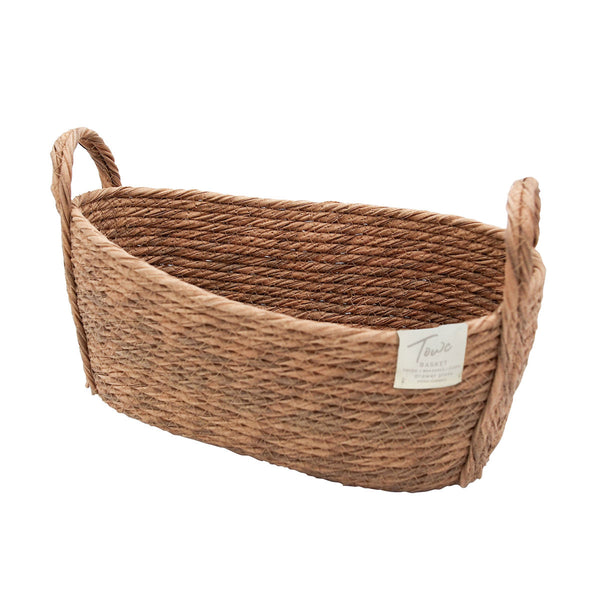 鉢カバーモネフェイクPEバスケットオーバルS