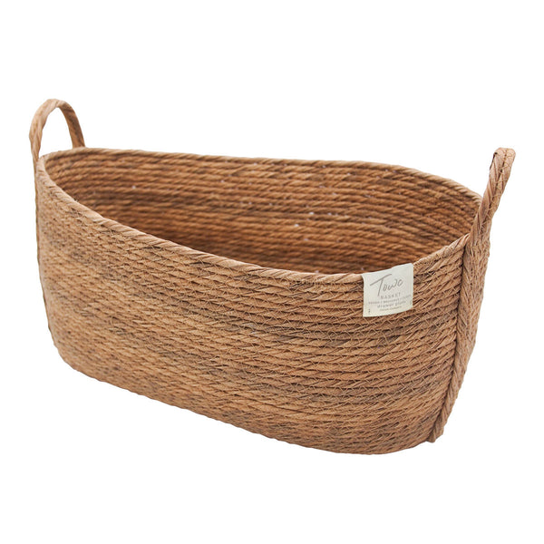 鉢カバーモネフェイクPEバスケットオーバルL