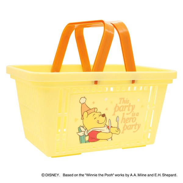 かごバスケットディズニーくまのプーさんキャラバスケット幅24.9×奥行18×高さ13cm