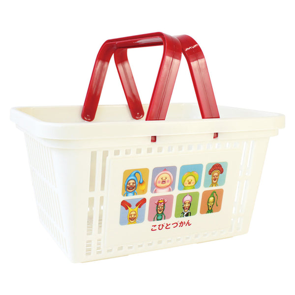 かごバスケットこびとづかんキャラバスケット幅24.9×奥行18×高さ13cm