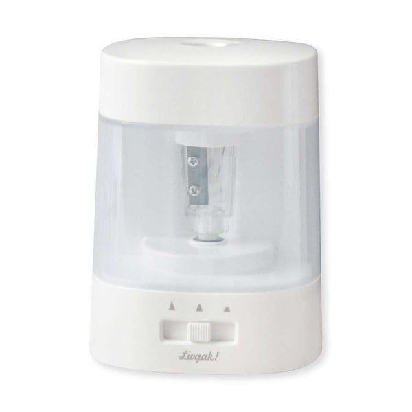 鉛筆削りリビガクちょいケズ電動鉛筆削り芯先調整付乾電池USB