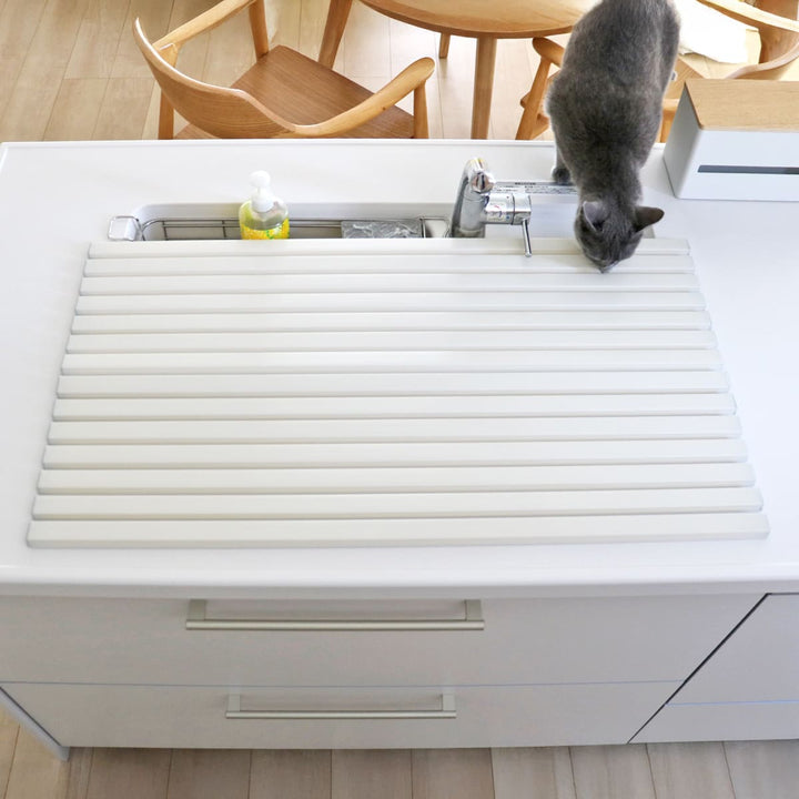 シンクカバー幅70cmAg+抗菌シンクの目隠しカバーペットの侵入を防ぐ47.2×70cm