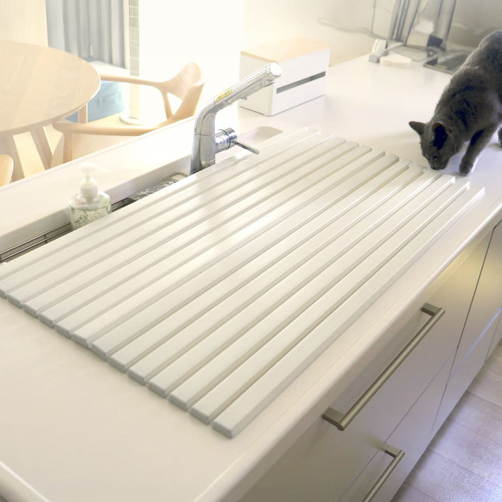 シンクカバー幅75cmAg+抗菌シンクの目隠しカバーペットの侵入を防ぐ47.2×75cm