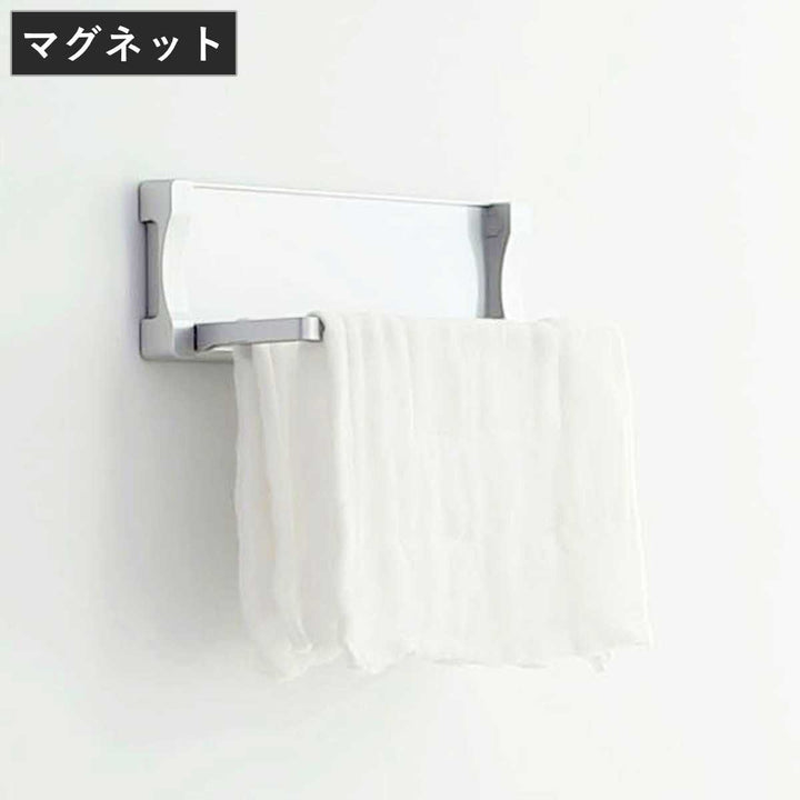 タオルかけマグネットマグシャーレふきんかけマグネット収納シルバー