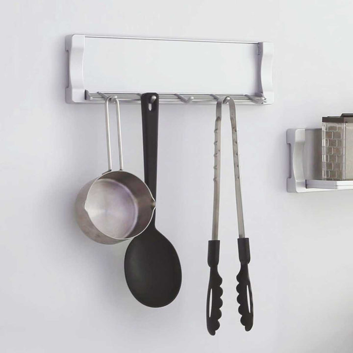キッチンツールラックマグネットマグシャーレレードルフックマグネット収納シルバー