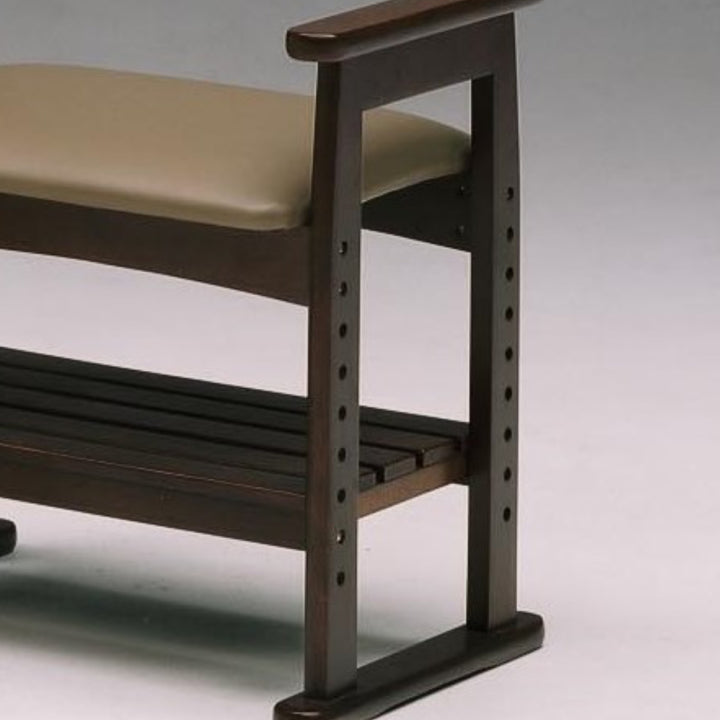 高座椅子座面高40cm収納棚付サポートチェアクレソン