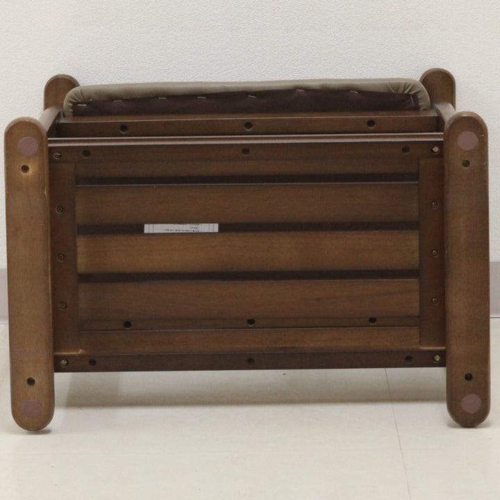 高座椅子座面高40cm収納棚付サポートチェアクレソン