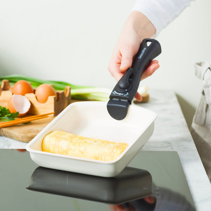 GREENPANクリックシェフフライパン5点セット着脱ハンドル付き