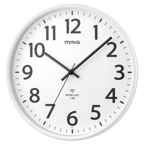 掛け時計シグナルキーパーMAG無線LANステップ秒針秒針停止機能付き