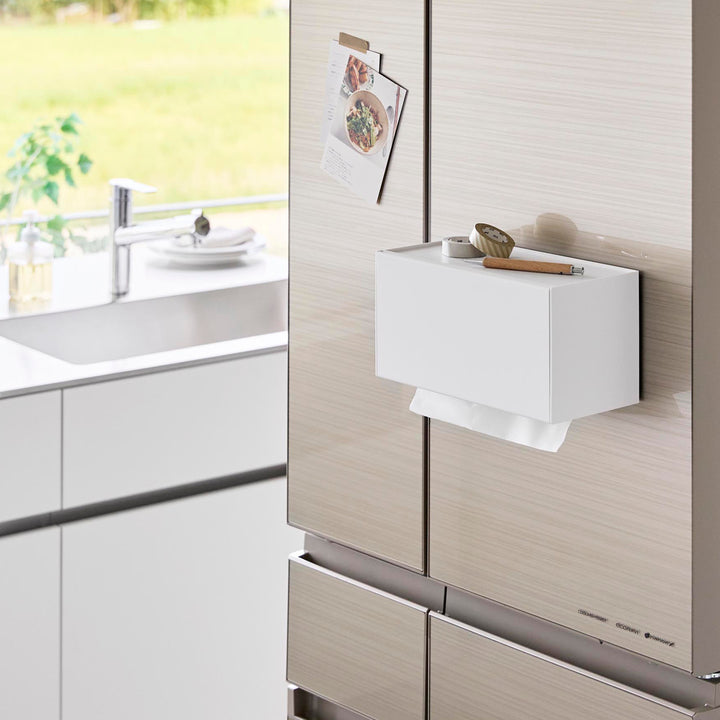 山崎実業towerフィルムフックペーパータオルディスペンサータワー