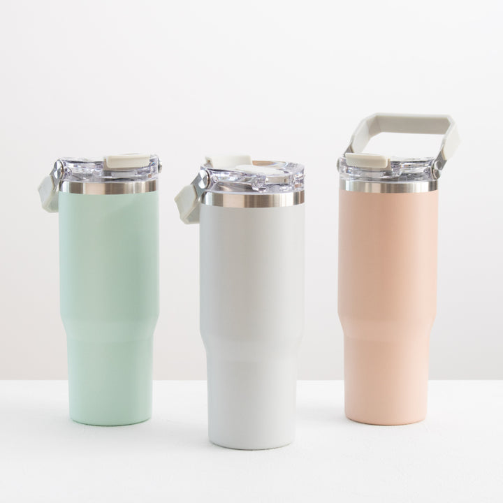 タンブラー900mlensembleストロー付2WAYタンブラー水筒