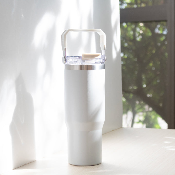 タンブラー900mlensembleストロー付2WAYタンブラー水筒