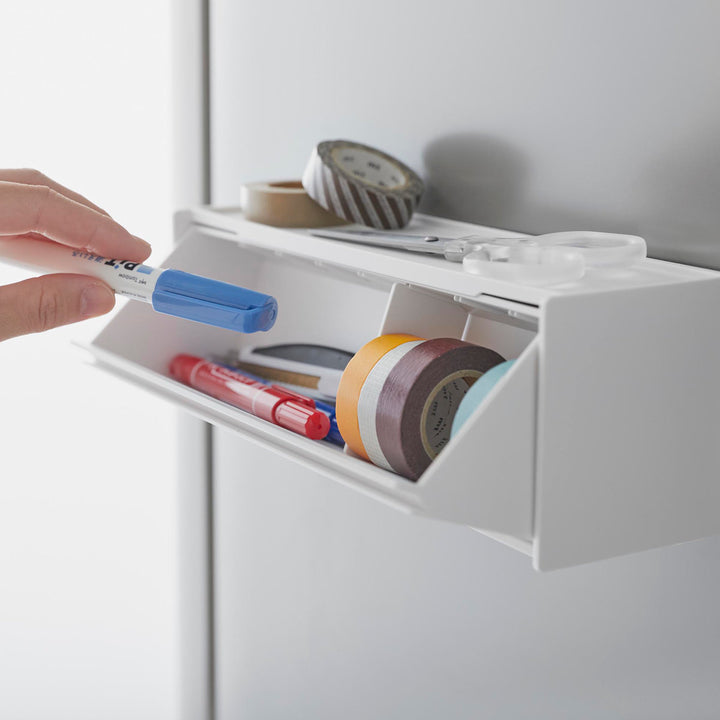 山崎実業towerマグネットマスキングテープ収納ケースタワー