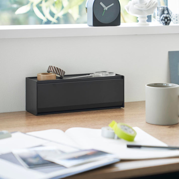 山崎実業towerマグネットマスキングテープ収納ケースタワー