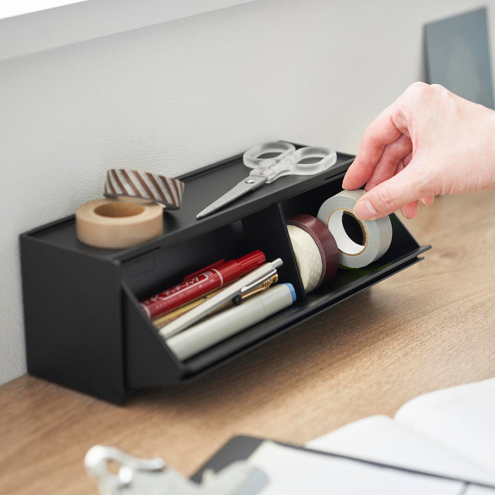 山崎実業towerマグネットマスキングテープ収納ケースタワー