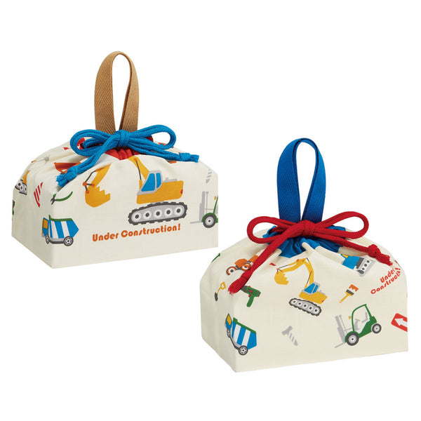 お弁当袋ランチ巾着2枚セットはたらくクルマ