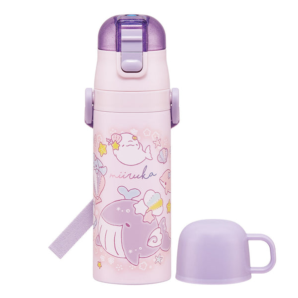 水筒470ml430ml超軽量2WAYステンレスボトルみいるか