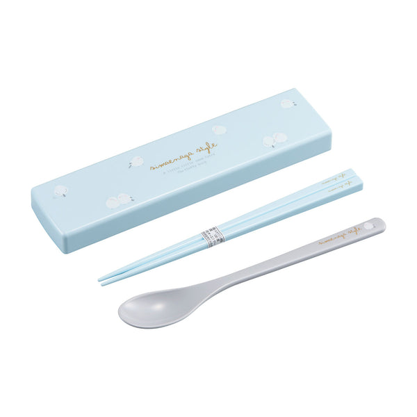 コンビセットシマエナガ引フタコンビ箸スプーン