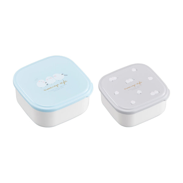 弁当箱シマエナガシール容器2Pセット