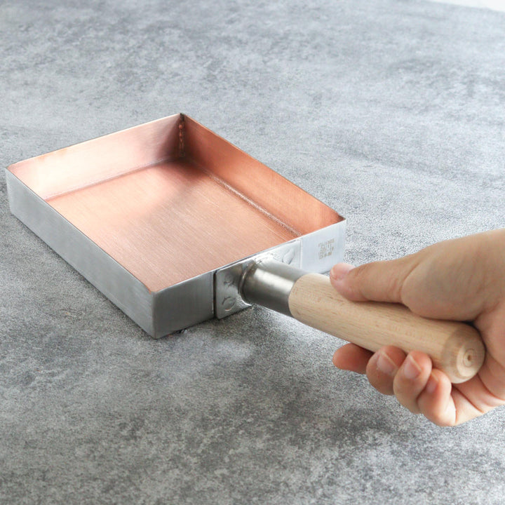 卵焼き器13×18cmIH対応銅ステンレス二層鋼こだわりの道具日本製