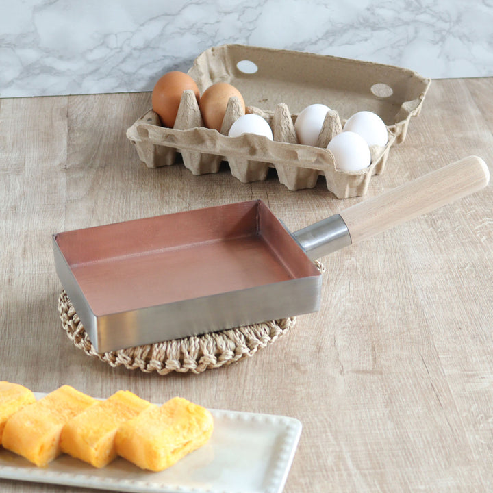 卵焼き器13×18cmIH対応銅ステンレス二層鋼こだわりの道具日本製