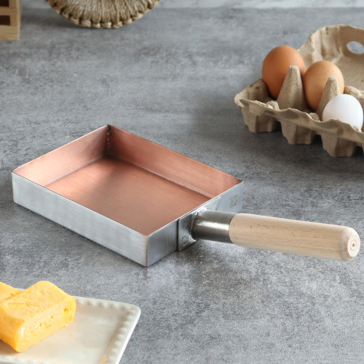 卵焼き器13×18cmIH対応銅ステンレス二層鋼こだわりの道具日本製