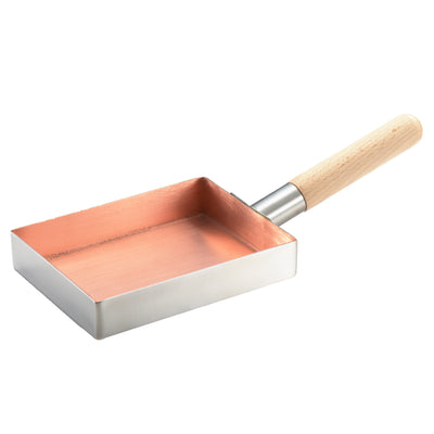 卵焼き器 13×18cm IH対応 銅 ステンレス二層鋼 こだわりの道具 日本製