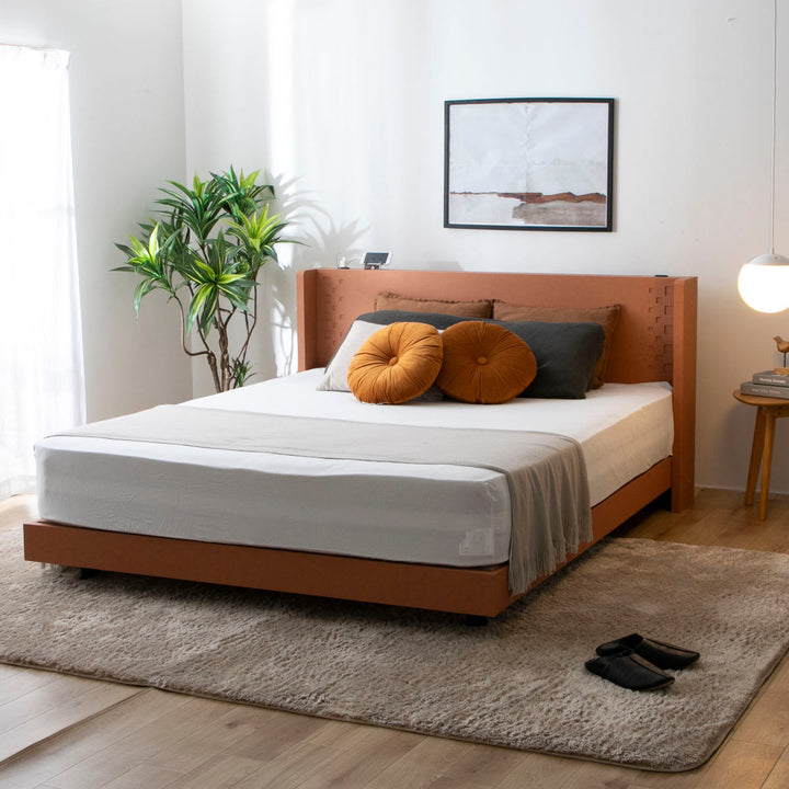 デザインベッドクイーンYAMATEすのこ日本製Apel