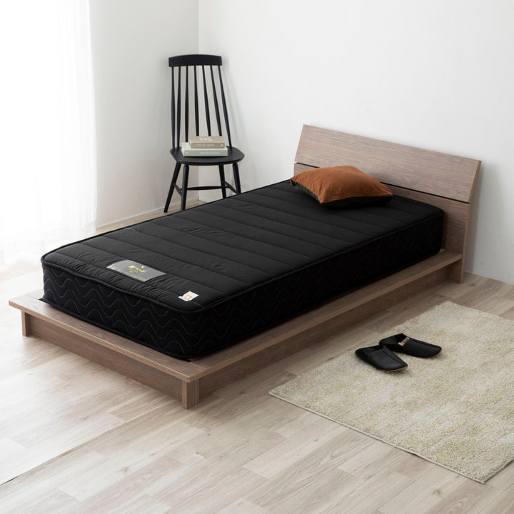 硬さの選べるマットレスキングサイズブラック夜香ハイグレードポケットコイル