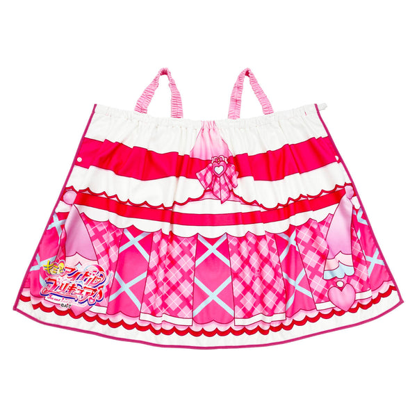 巻きタオルキミとアイドルプリキュアなりきりラップドレス60×110cm