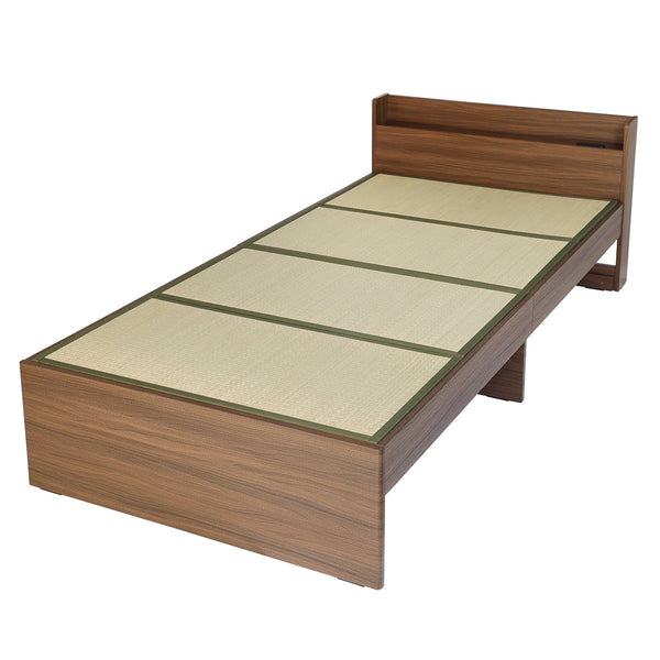 畳ベッドシングル宮棚2口コンセント付