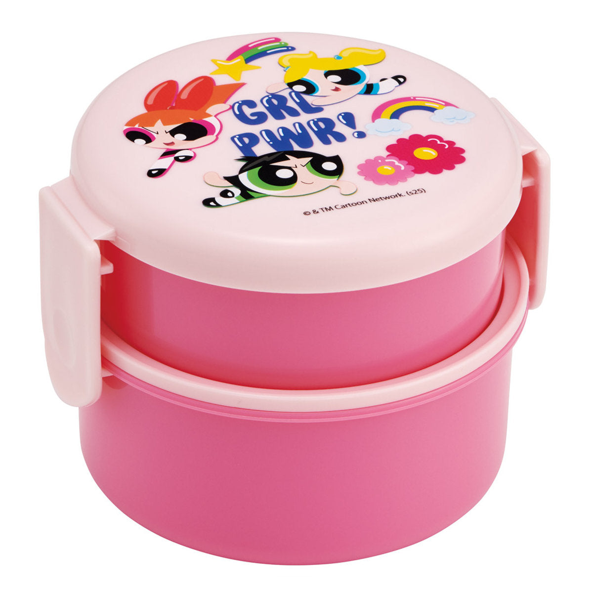 弁当箱 500ml 2段 抗菌丸型ランチBOX2段 パワーパフガールズ – ハウジー