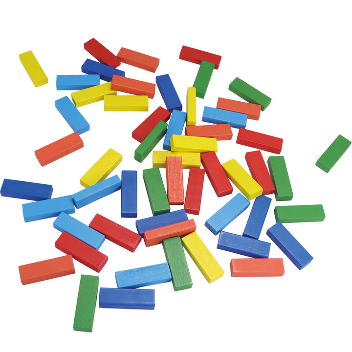 ブロックタワーカラフル54ピース室内遊び