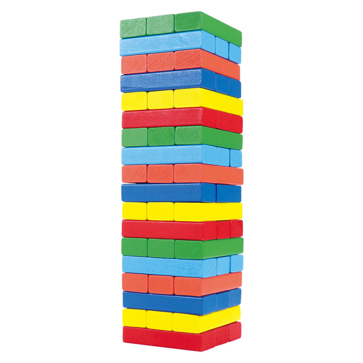 ブロックタワーカラフル54ピース室内遊び