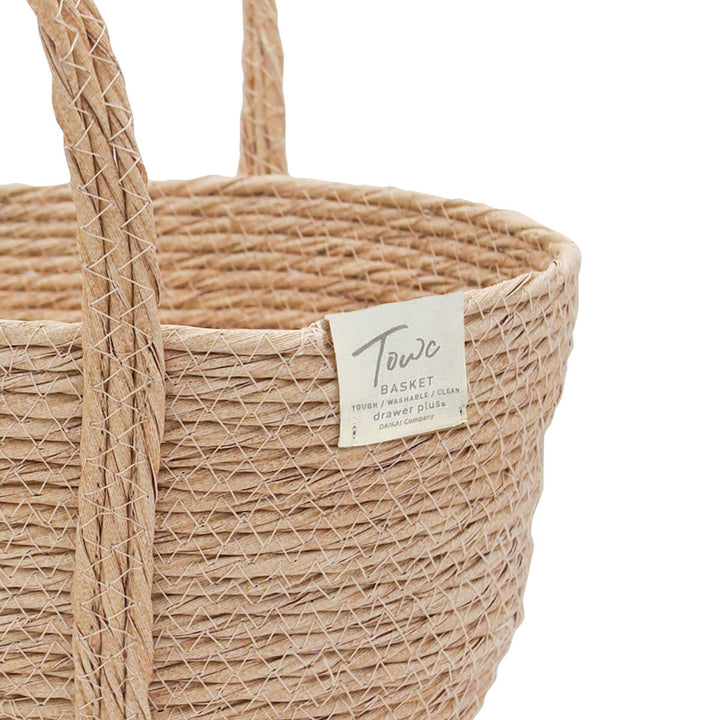かごTOWCモネフェイクバスケットバッグ水草風洗える