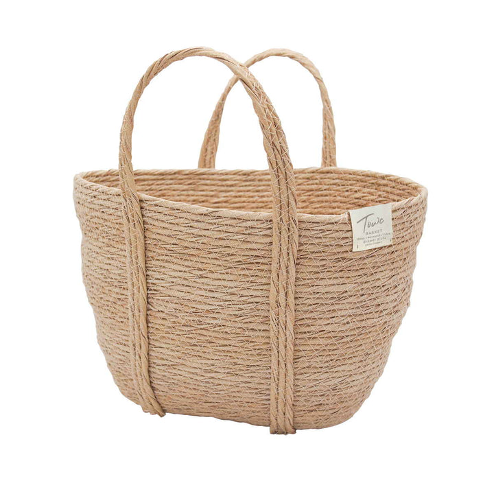 かごTOWCモネフェイクバスケットバッグ水草風洗える