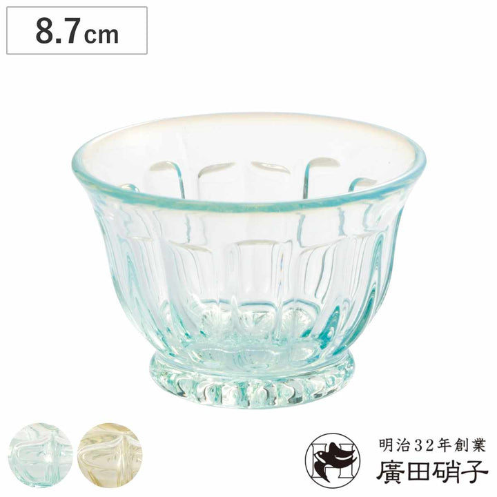 廣田硝子グラス冷茶雪の花