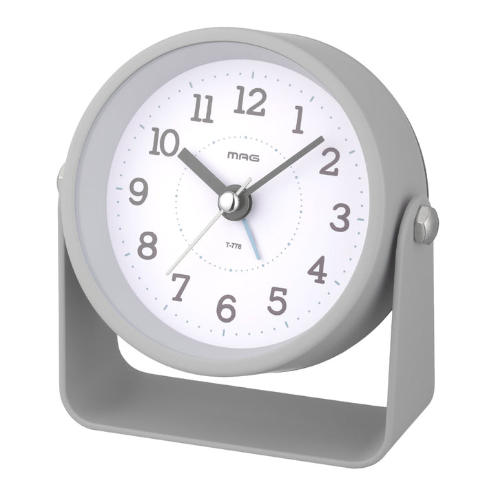 置き時計モナカMAG連続秒針目覚まし時計