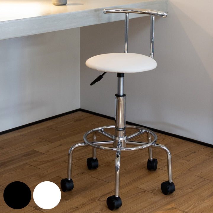 カウンターチェア昇降式座面高56～72cmバーチ