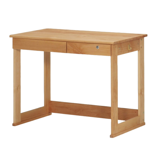 学習机シンプル幅100cm奥行55cm引出し付フォレスト